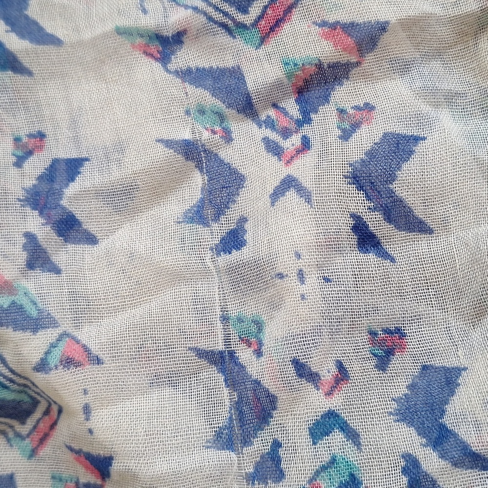 Aztec Pattern Infinity Scarf - Picture 2 of 2